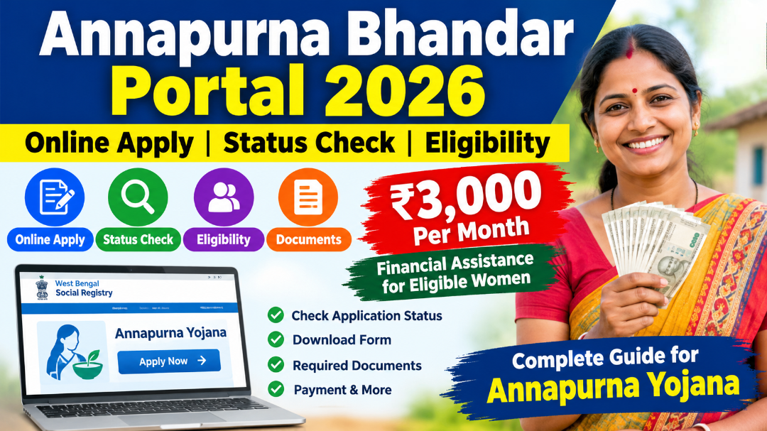Annapurna Bhandar Portal 2026 | Online Apply & Status Check